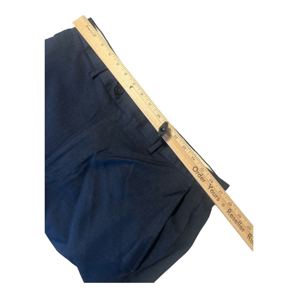 Santorelli Luxury Serge Navy Blue 100% Virgin Wool Romeo‎ Size 36 SE1 - Picture 3 of 5